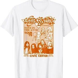 Aerosmith Toys 1975 Tour T-Shirt Vintage Rock Band Concert Tee 99
